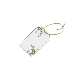 Этикетки для подарков Эвкалипт 10 шт от бренда Tim & Puce Factory