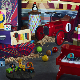 Паровозик Радуга от бренда Vilac