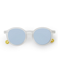 Очки JUNIOR Oval Sunglasses-Classic Olivio-Jellyfish White от бренда Olivio and Co