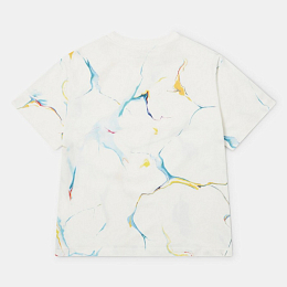 Футболка Tie-Dye Graphic от бренда Stella McCartney kids Белый
