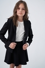 Пиджак с юбкой черного цвета от бренда NOT A TOY