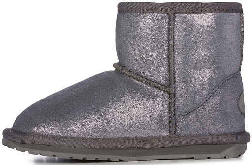 Угги Wallaby Mini Metallic grey от бренда Emu australia