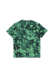 Футболка Verde с принтом скейтеров от бренда Dsquared2 Зеленый