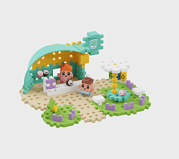 Конструктор Кафе 80 mini деталей от бренда Marioinex