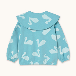 Свитшот с воротником SWAN от бренда Tinycottons