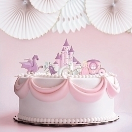Декор для торта Принцессы 6 шт от бренда Tim & Puce Factory