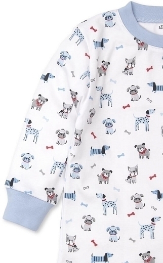 Пижама с изображением забавных щенков от бренда Kissy Kissy