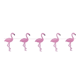 Гирлянда Розовый фламинго 3 м от бренда Tim & Puce Factory