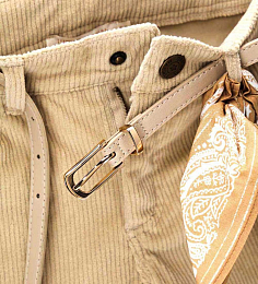 Брюки клеш с поясом от бренда Original Marines