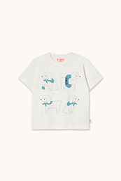 Футболка Poodle от бренда Tinycottons Белый