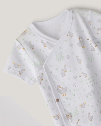 Набор боди кимоно 3 шт в розовом цвете и с принтом от бренда Anna Leon