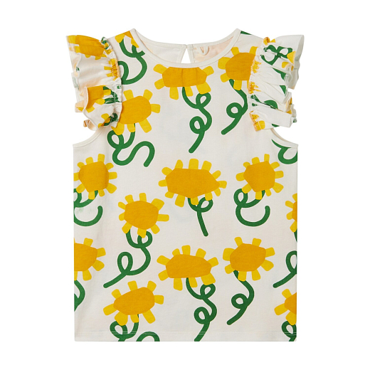 Майка Sunflowers от бренда Stella McCartney kids