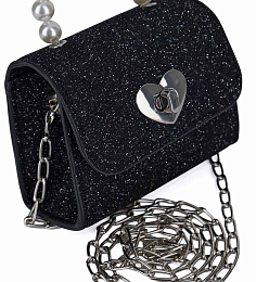 Сумка черная на цепочке от бренда Original Marines