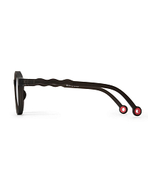 Очки JUNIOR Oval Sunglasses-Classic Olivio-Squid Black от бренда Olivio and Co