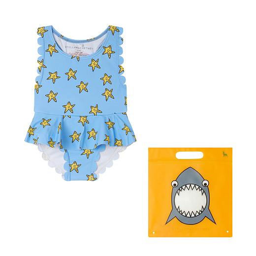 Купальник Smiling Stella Star от бренда Stella McCartney kids