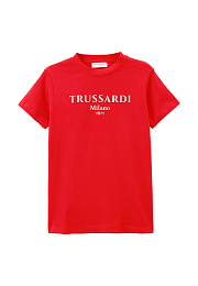Футболка красная Milano 1911 от бренда Trussardi Красный