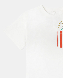 Футболка Be Hoppy! от бренда Stella McCartney kids Молочный