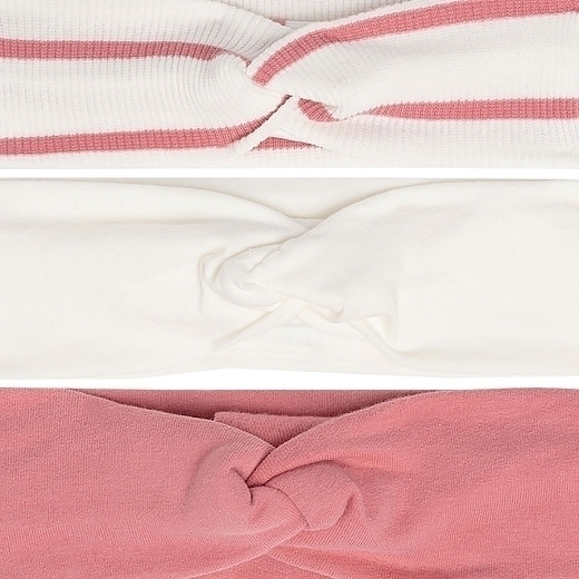 3 повязки в розового и белых цветов от бренда Mayoral