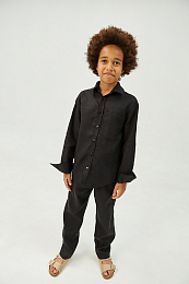 Штаны LINEN Black от бренда Liqlo
