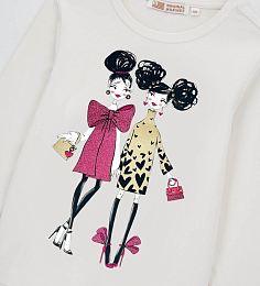 Лонгслив с принтом подружек от бренда Original Marines