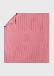 Одеяло-плед с мишкой розовое от бренда Mayoral