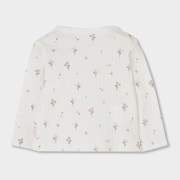 Комплект floral print: боди, распашонка, ползунки и шапка от бренда Boboli