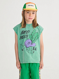 Майка Rapid Radish от бренда Bobo Choses Зеленый