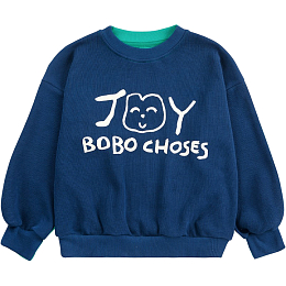 Свитшот Navy Smiling от бренда Bobo Choses