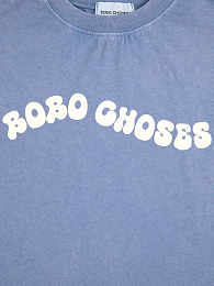 Футболка Blue Wavy Bobo от бренда Bobo Choses Синий