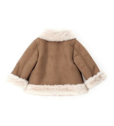 Дубленка с меховой отделкой от бренда Original Marines