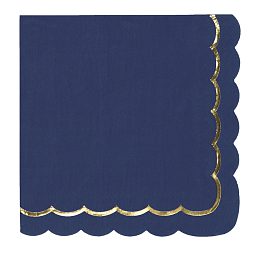 Салфетки Navy с золотом 16 шт от бренда Tim & Puce Factory