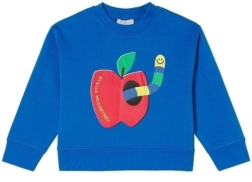 Свитшот Apple от бренда Stella McCartney kids