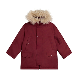 Парка Burgundy от бренда Stella McCartney kids