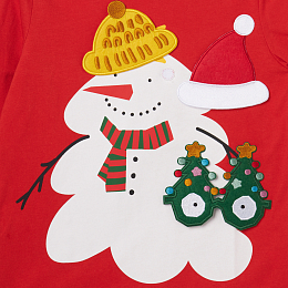 Лонгслив Snowman Graphic от бренда Stella McCartney kids