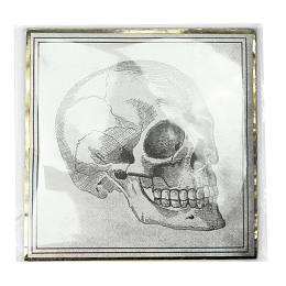 Салфетки Череп 16 шт от бренда Tim & Puce Factory