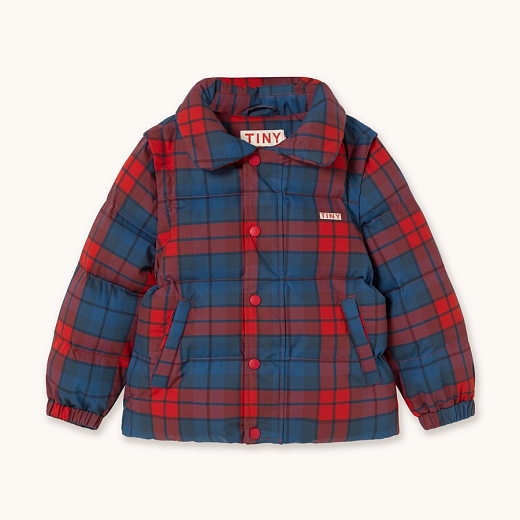 Куртка Red Check от бренда Tinycottons