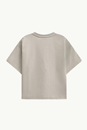 Футболка-кроп ChooChoo от бренда CHOOCHOO Серый