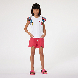 Футболка с цветными элементами от бренда SONIA RYKIEL Белый