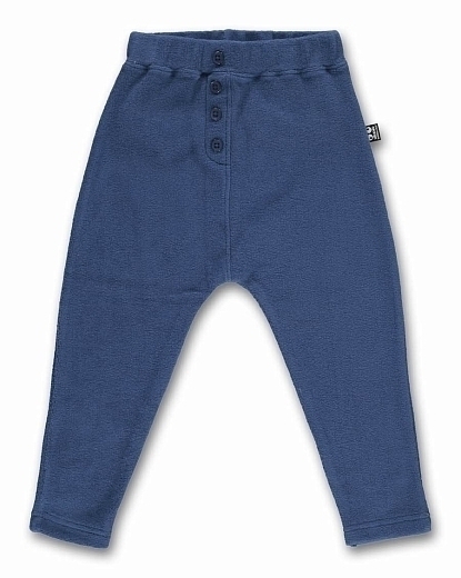 Синие штаны с пуговицами от бренда Ubang