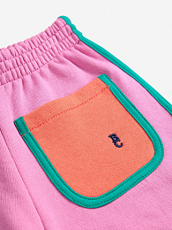 Шорты Pink color block от бренда Bobo Choses