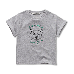 Футболка Cheetah от бренда Sproet & Sprout Серый