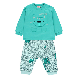 Свитшот и джоггеры Cat and turtle от бренда Boboli