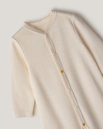 Набор комбинезонов молочного и горчичного цвета от бренда Anna Leon