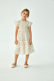 Платье Ester Cream Flower от бренда C'ERA UNA VOLTA