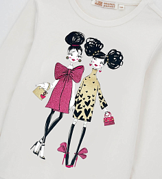 Лонгслив с принтом подружек от бренда Original Marines