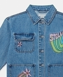 Куртка Denim Stella Graphic от бренда Stella McCartney kids