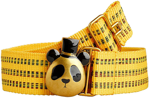 Ремень PANDA YELLOW от бренда Mini Rodini