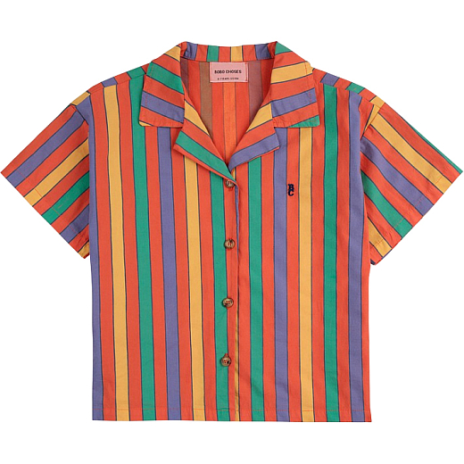 Рубашка Multicolor Stripes от бренда Bobo Choses