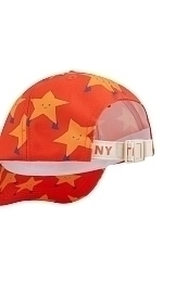 Бейсболка красная со звездами от бренда Tinycottons