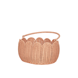 Плетеная корзинка Цветок Pink от бренда Olli Ella